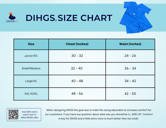 DIHGS Size Chart